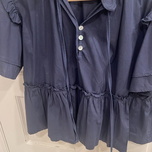 Sophia blue babydoll top - Picture 4 of 4